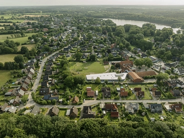 Lütjensee Dorfmitte Drohne © Gemeinde Lütjensee - Fotograf Jakob Börner