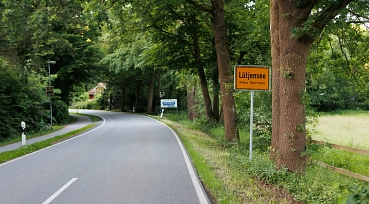 Ortsschild Lütjensee © Gemeinde Lütjensee / Anika Hirschmeier Fotografie